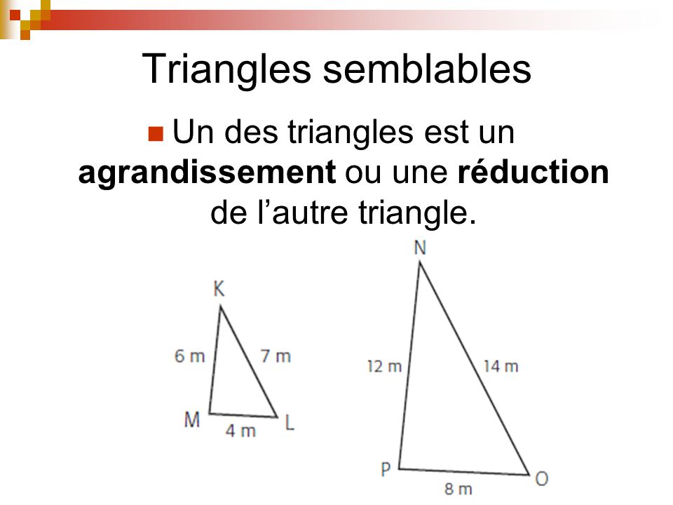 exercice triangle semblable